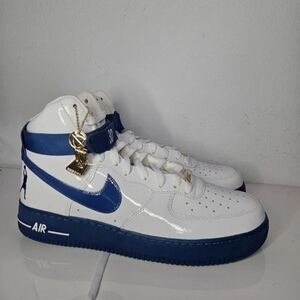 White and Blue Men's Sneakers
